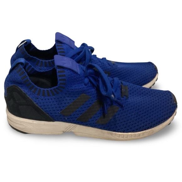 adidas ZX Flux PK Mens Fashion-Sneakers S75974_9 - Black;Blue - Picture 4 of 7